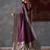 purple ethnic motifs woven design zari kanjeevaram silk blend saree
