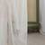 white embellished sequinned net heavy work saree