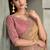 cream satin georgette with banglori work blouse party wear saree