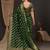Green woven design zari silk blend banarasi saree