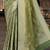 lime woven design zari art silk blend banarasi saree