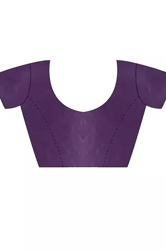 Purple woven design zari designer saree