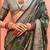 Green ethnic motifs zari silk blend banarasi saree