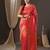 pink woven design zari georgette kanjeevaram saree