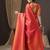 pink woven design zari georgette kanjeevaram saree