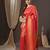 pink woven design zari georgette kanjeevaram saree