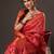 pink woven design zari georgette kanjeevaram saree