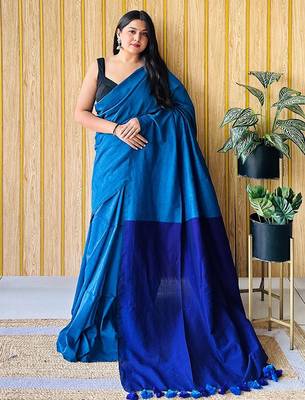 teal no border party saree 2