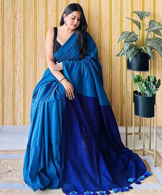 teal no border party saree 3