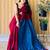 maroon tassel detailed saree with no border