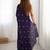 purple embellished beads and stones saree with scallop border