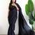 black cotton saree with blouse