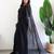 black cotton saree with blouse