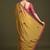 Mustard embellished sequinned tissue saree