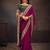 Pink embroidered party saree