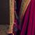 Pink embroidered party saree