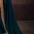 Teal embroidered party saree