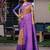 blue ethnic motifs zari kanjeevaram silk blend saree