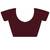 burgundy embellished sequinned satin designer saree