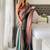 Teal teal woven design tissue sarees