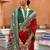 Red ethnic motifs woven design zari patola saree