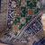 Sea green woven design zari silk blend patola saree