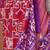 Mauve ethnic motifs woven design zari patola saree