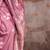 mauve floral woven design zari gadwal saree
