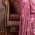 mauve floral woven design zari gadwal saree
