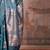 blue women woven design zari satin gadwal saree
