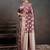 Purple woven design zari silk blend handloom banarasi saree