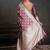 Purple woven design zari silk blend handloom banarasi saree