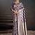 Purple woven design zari silk blend handloom banarasi saree