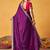purple embellished beads and stones sarees with blouse piece