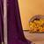 purple embellished beads and stones sarees with blouse piece