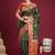 green woven design zari art silk blend designer banarasi saree