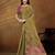 gold woven design khadi saree with zari border