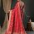red woven design zari georgette kanjeevaram saree