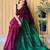 maroon cotton blend saree with blouse piece