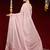 lavender embellished georgette saree