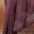 purple embroidered embellished georgette saree