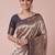 olive woven design zari kanjeevaram silk blend saree