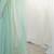 turquoise beads and stones embellished net party wear saree