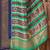maroon & blue ethnic motifs printed zari banarasi silk blend saree