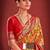 Mustard ethnic motifs zari pochampally saree