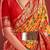 Mustard ethnic motifs zari pochampally saree
