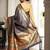 navy blue woven design zari kanjeevaram silk blend saree