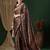 black ethnic motifs crepe saree