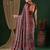 maroon ethnic motifs crepe saree