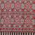 red ethnic motifs ajrak crepe saree